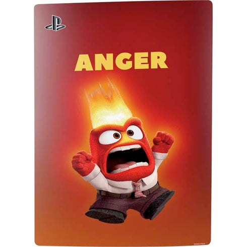 Disney Inside Out Anger Portrait PS5 Digital Edition Console Skin